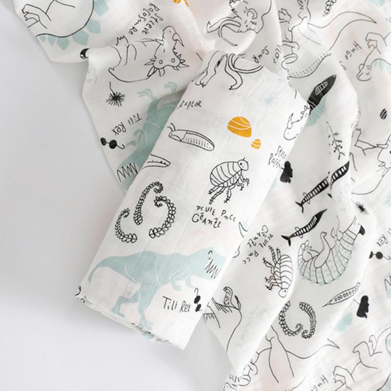 muslin gauze scarf bamboo cotton bath towel newborn swaddling gauze blanket baby's blanket baby and infant quilt Specification drawing