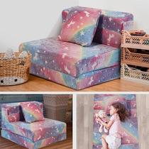amazon manufacturers customize 4-fold children's sofa cushion lazy sofa children's foldable recliner cpc certification
