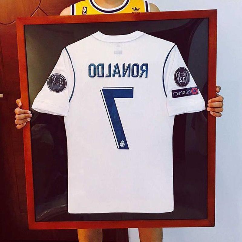 . jersey photo frame mounting wall-mounted football basketball tennis commemorative display clothing frame jersey frame