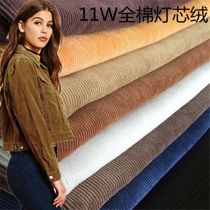 cotton 11-piece pit rushes velvet coat jacket parka pants luggage surface fabric