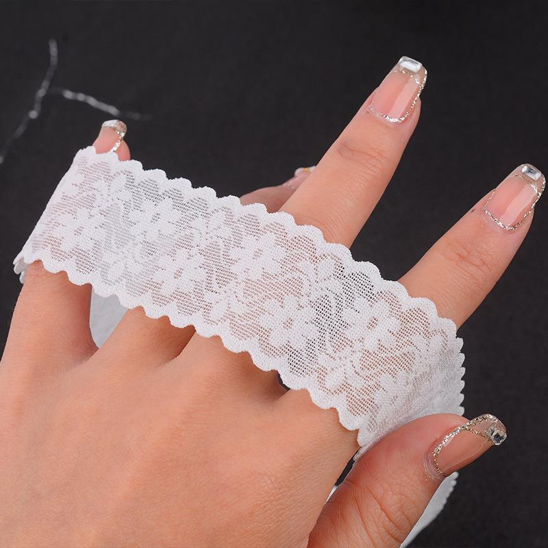 new elastic nylon lace knitted lace 3cm lace accessories factory wholesale details Picture