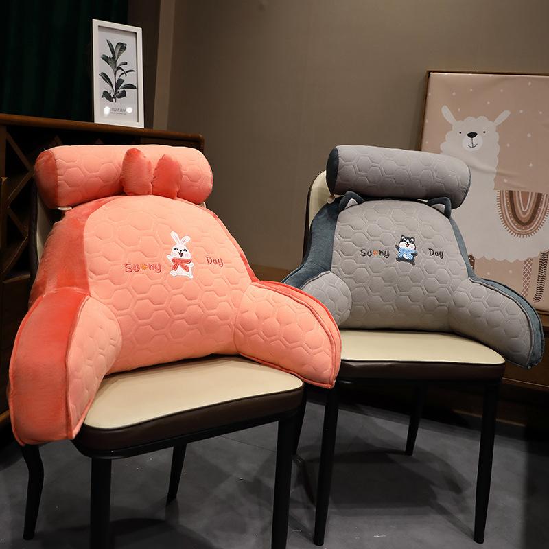winter warm latex pillow bedside cushion girls' bed reading waist pillow student dormitory soft bag big backrest Application Scenario
