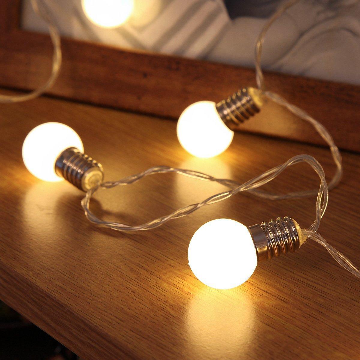 5cm led colored lamp large ball string wedding room wedding home decoration genoptics aura essence christmas decoration light festival details Picture