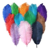 factory straight hair flower shop special shot 50 pcs ostrich hair small feather diy handicraft dress decoration flower shop