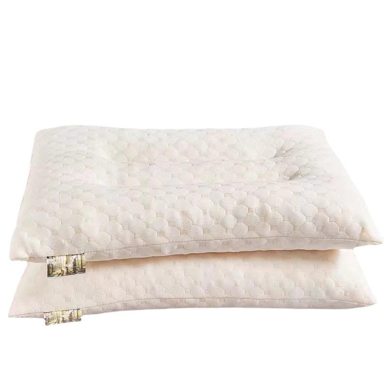 factory wholesale thailand latex pillow meeting sale gift adult latex pillow spine massage pillow core printable logo Item Picture