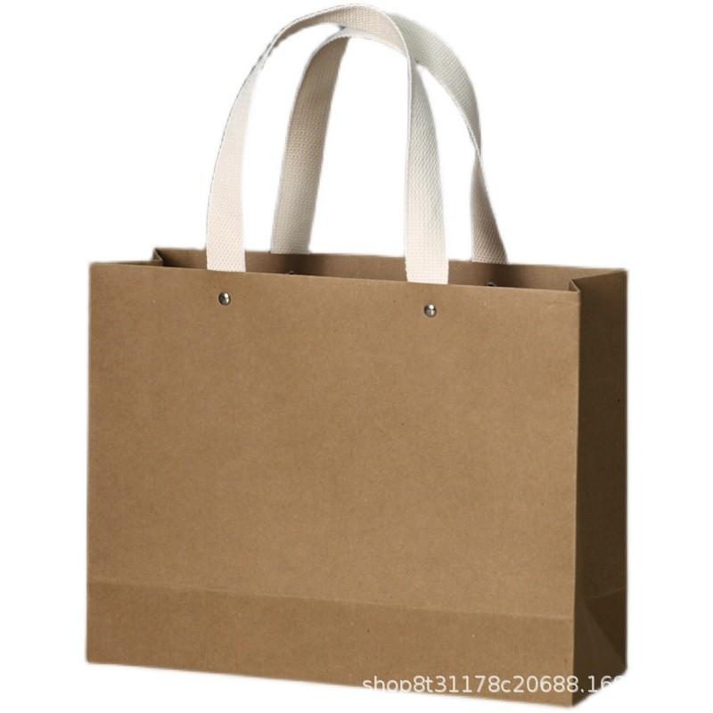 spot thickened kraft paper women's clothing store wrapping paper bag gift shopping handbag printing customized logo free shipping Item Picture