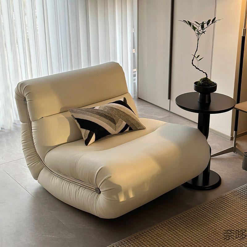 n ~ lazy sofa rocking chair living room light luxury single recliner adult balcony home casual rocking chair simple modern