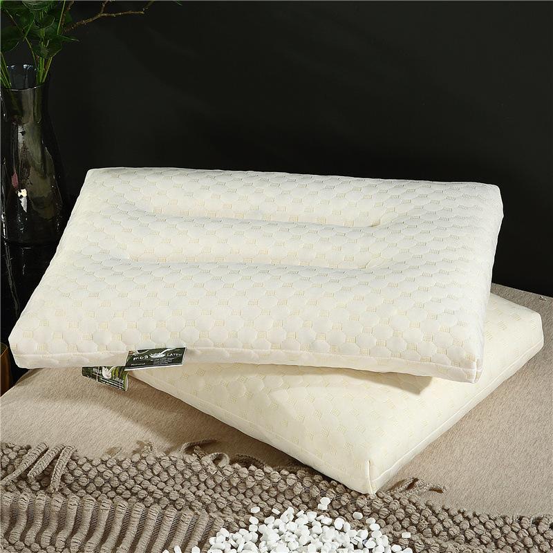 thailand latex particle pillow wholesale jewelry gift adult massage pillow core latex pillow cervical pillow printable logo details Picture