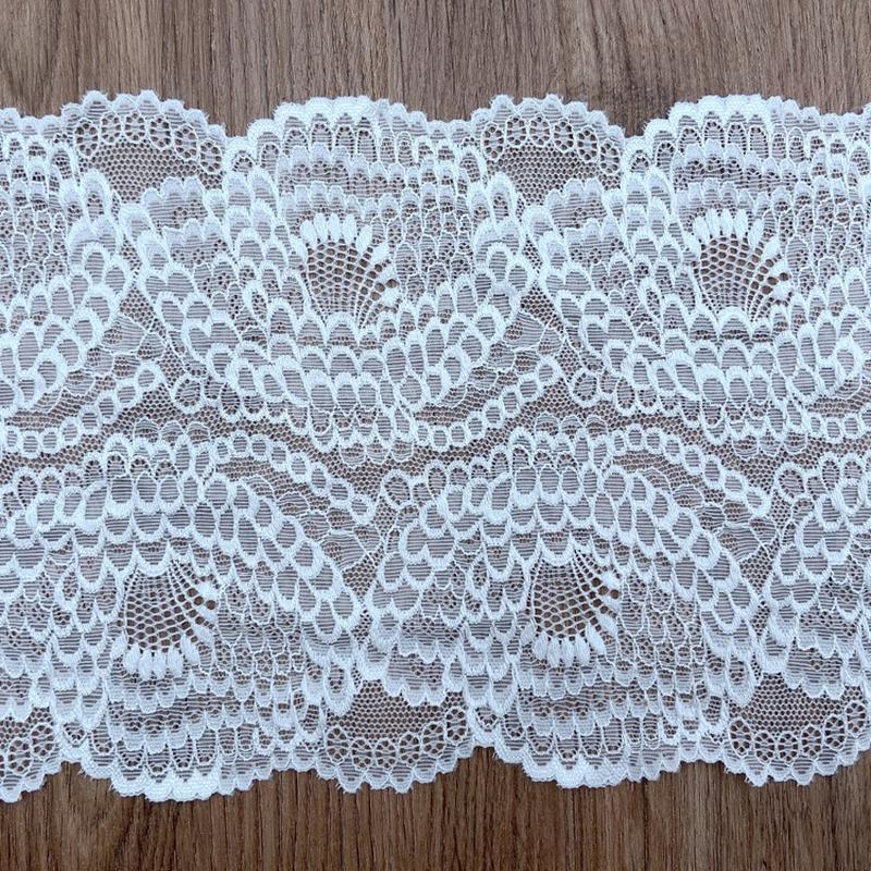 [factory direct sales] high quality double wave lace elastic lace trim women's wrapped chest underwear pantyhose accessories