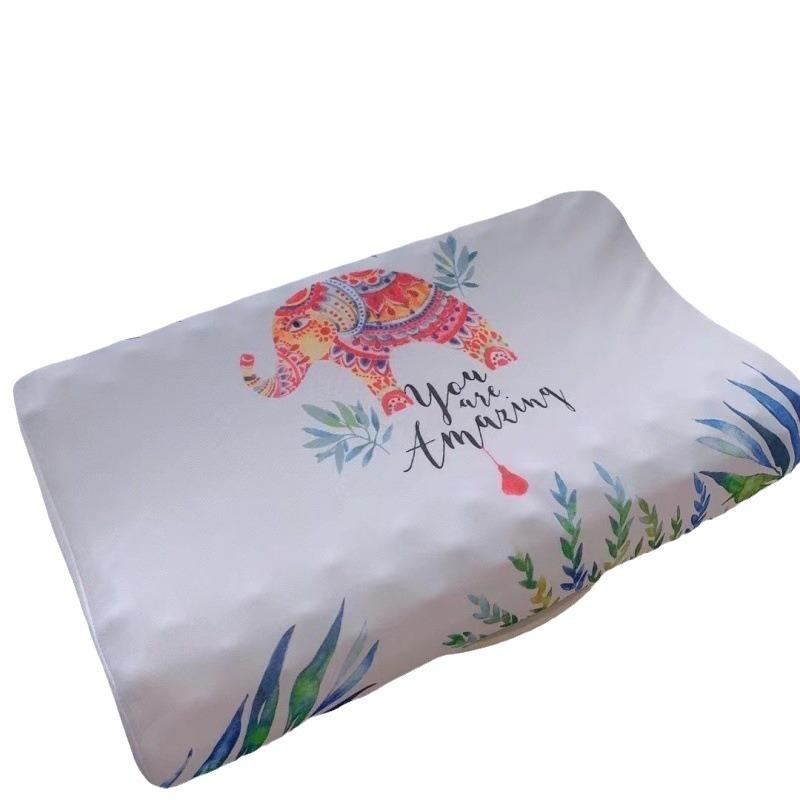 new royal thailand elephant latex pillow wholesale natural children latex pillow core neck protection gift pillow wholesale delivery Item Picture