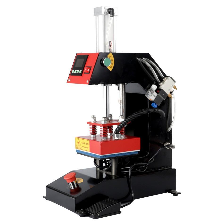 Heat Transfer Printing Machine 15*15 Pneumatic Printed Label Heat Press Clothing Logo Printing Stamping Machine Factory Wholesale