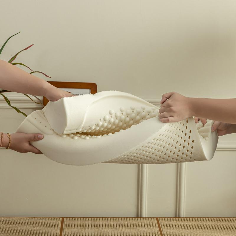 wholesale factory direct supply thailand imported natural latex pillow adult cervical pillow children's pillow insert gift group purchase details Picture