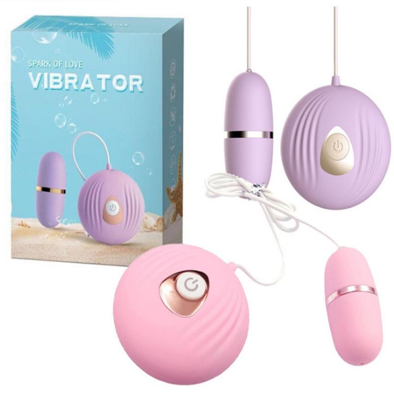 Lilo Lele Small Shell Frequency-Conversion Love Egg Women's Wired Sexy Vibration Massage Masturbation Devices Adult Supplies