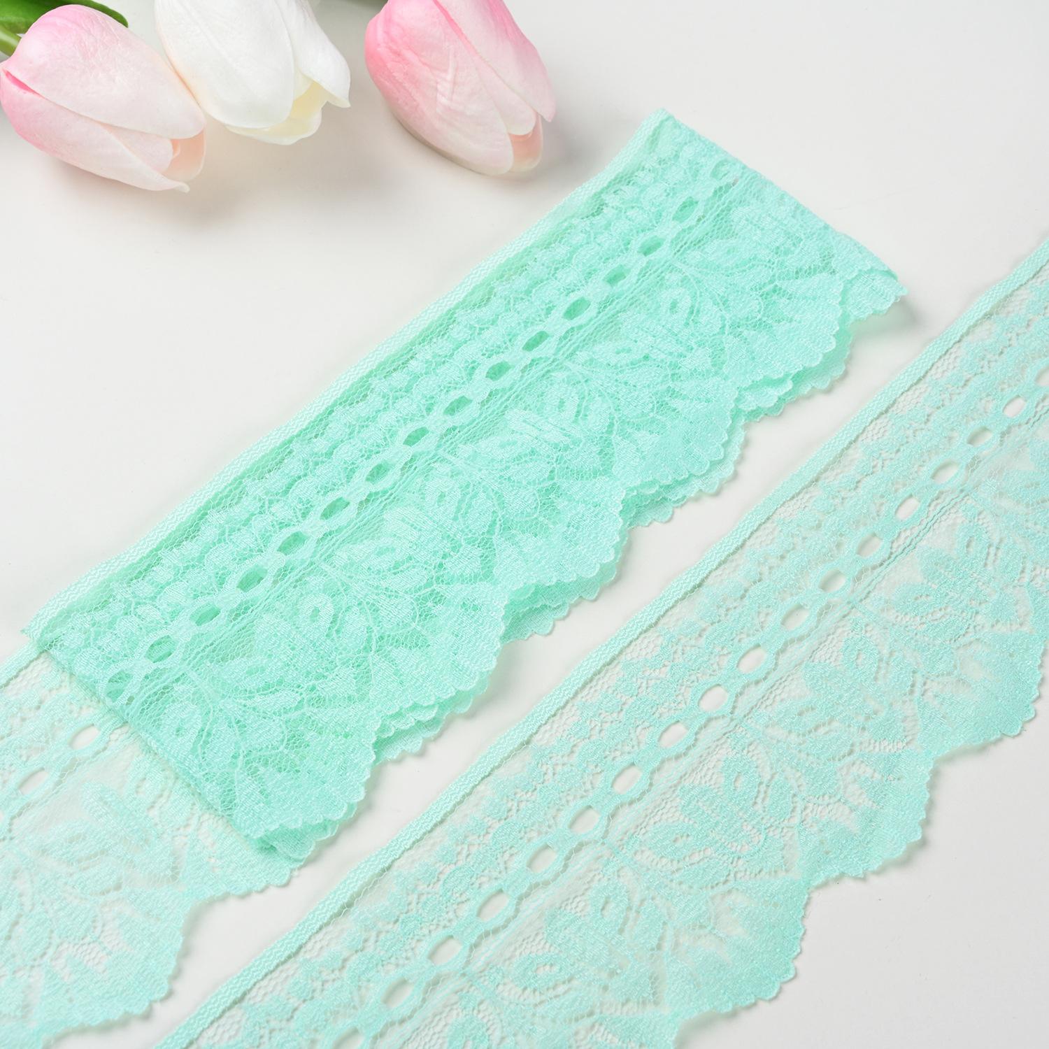 factory supply hand 7cm color lace untra thin lace embroidery bar code coat and cap handmade diy and other clothing accessories Specification drawing