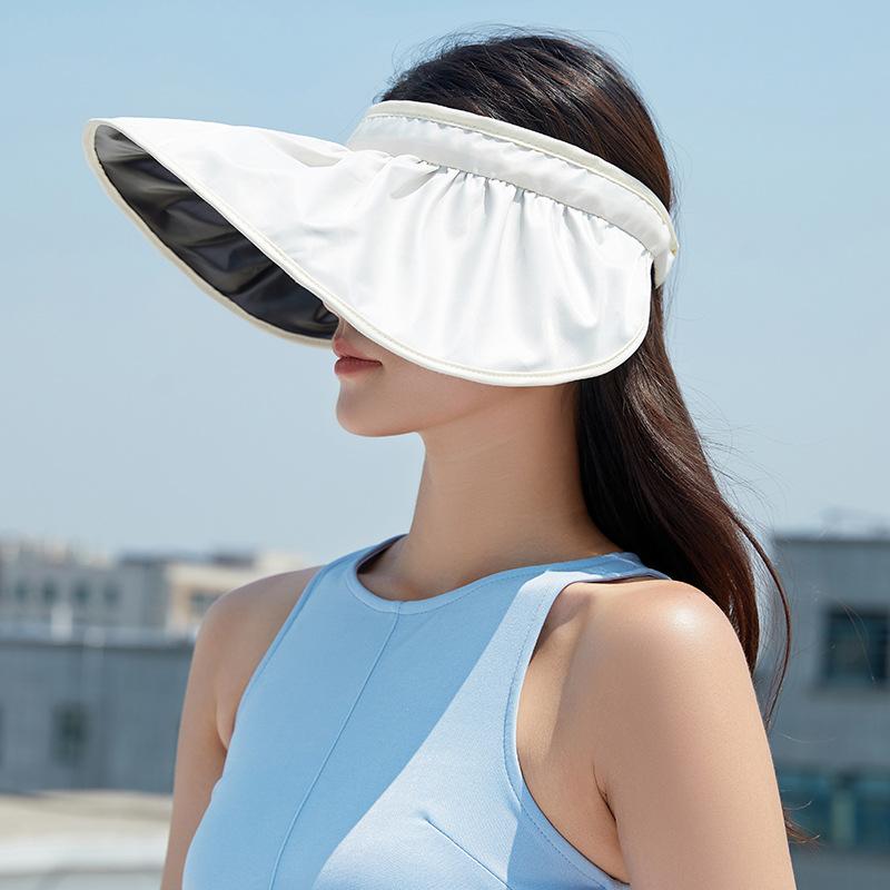 Sun Protection Hat Children's Summer UV Protection Vinyl Shell-like Bonnet Sunshade Air Top Sun Hat [One Piece Dropshipping]]