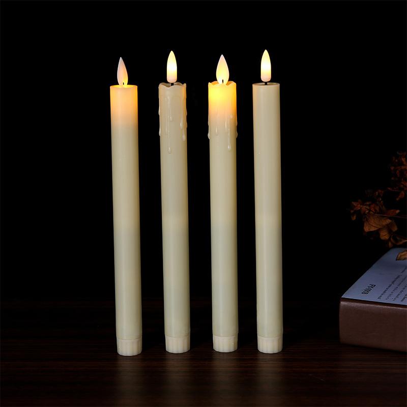 candle light electric candle lamp candle light birthday scene led candle simulation candle plastic candle light candle light atmosphere decoration Specification drawing