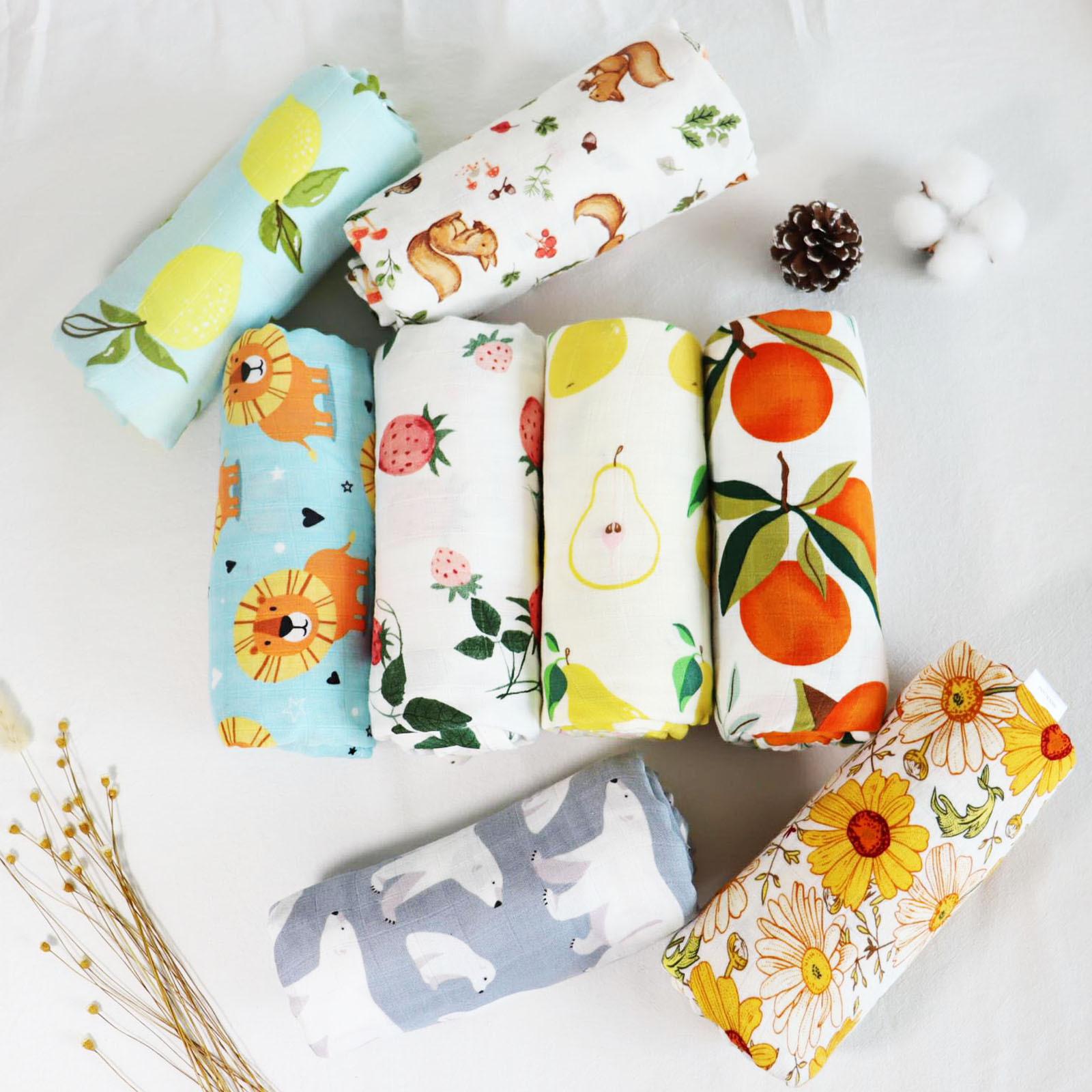 muslin gauze scarf bamboo cotton bath towel newborn swaddling gauze blanket baby's blanket baby and infant quilt full figure