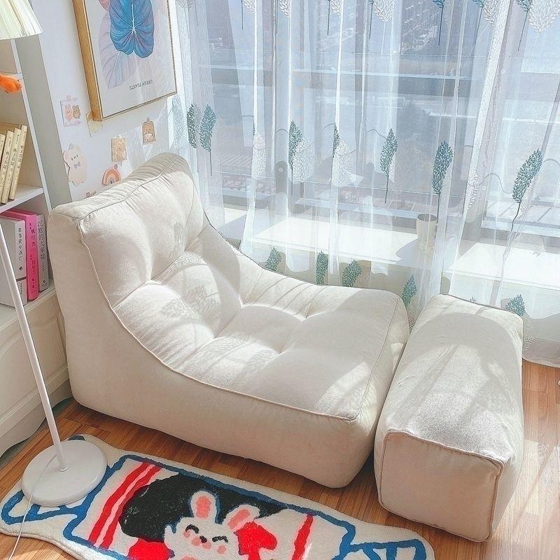lazy sofa tatami reclining single cute hot female online influencer small balcony leisure bedroom room sofa Application Scenario