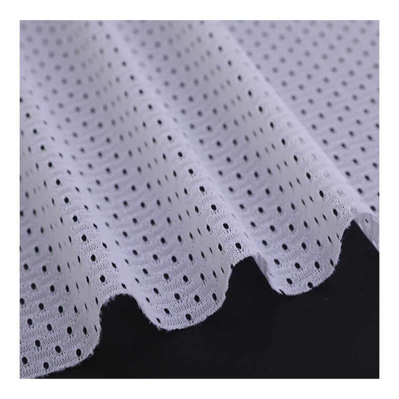 68d110g Filament Warp Knitting Mesh Hole Cloth Breathable Bag Latex Pillow Core Seat Mattress Home Textile Fabric Application Scenario