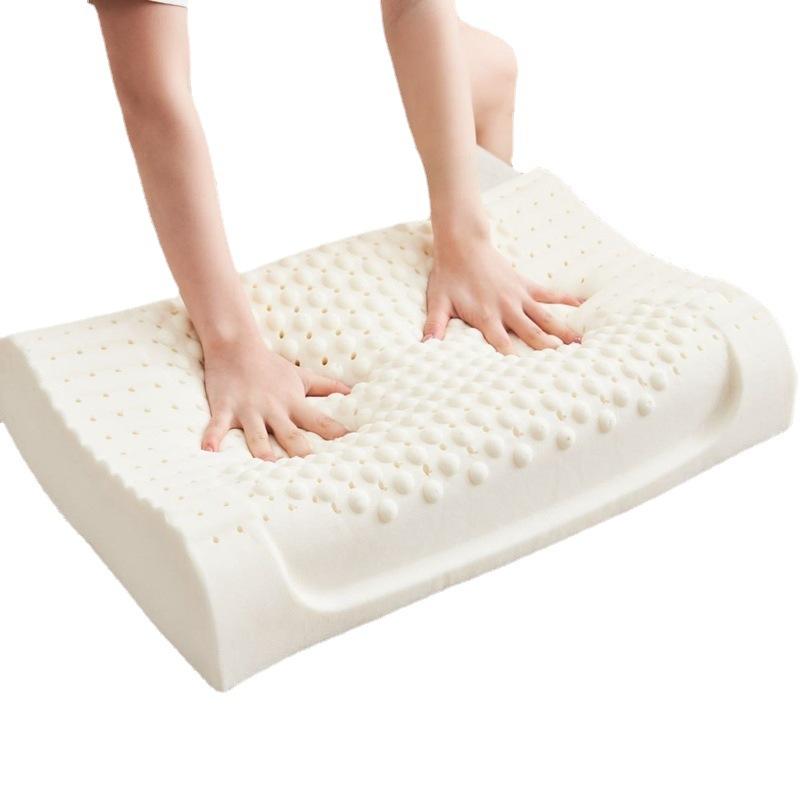 factory wholesale hilton latex pillow neck pillow thailand latex neck pillow head generation live broadcast gift gift box Item Picture