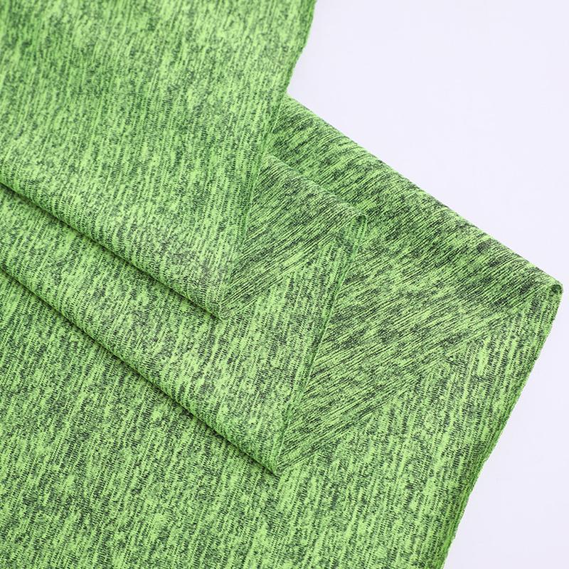 Cationic Yarn-Dyed Pull Frame Elastic Jersey Knitted Fabric Yoga Clothes T-shirt Sports Fitness Fabric