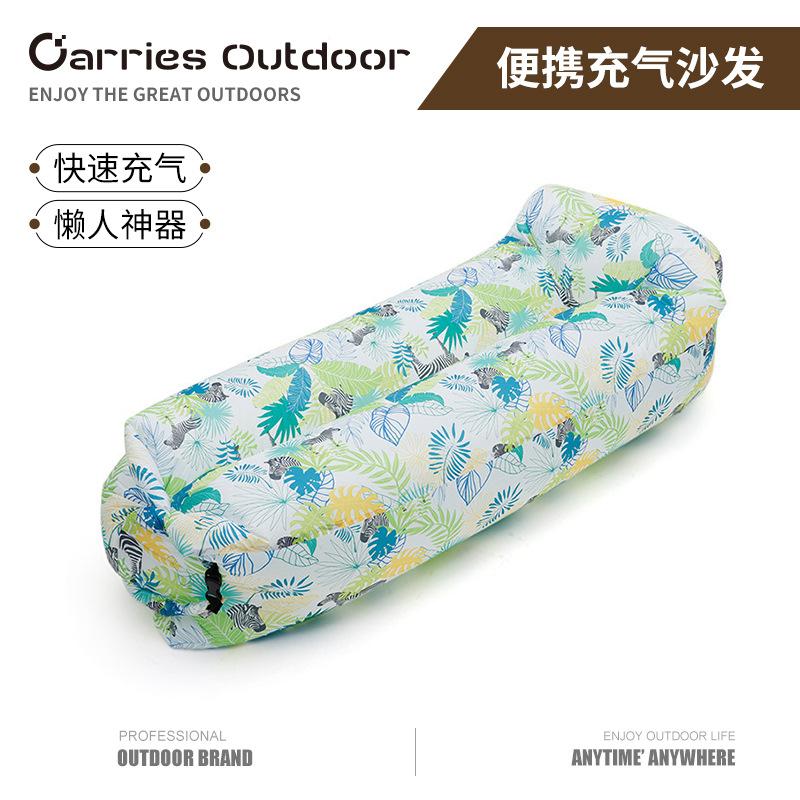 outdoor portable inflatable lazy sofa outdoor beach air sofa folding camping inflatable single sofa bed