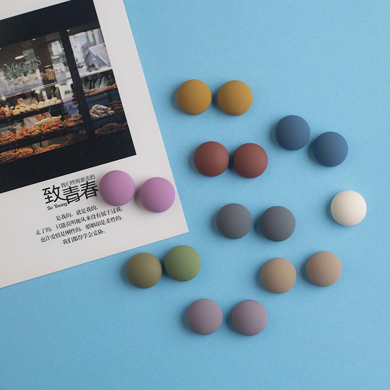 ins summer macaron matte morandi semicircle magnetic refridgerator magnets polaroid photo fixed magnetic stickers