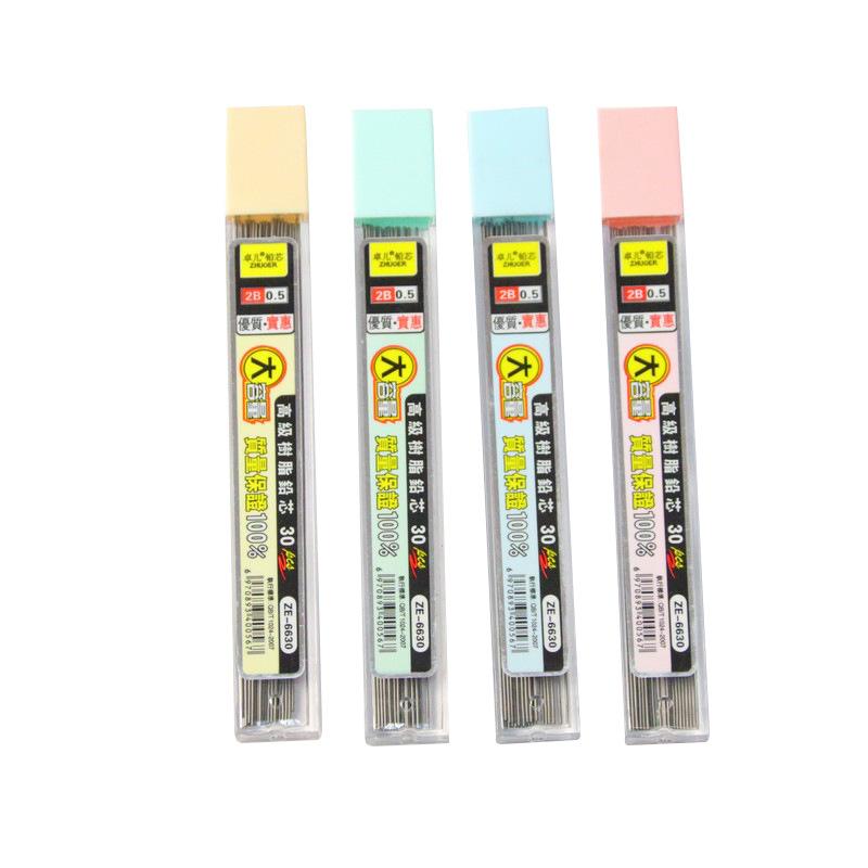 large capacity 2b pencil refill creative mechanical pencil replacement lead 0.5mm mechanical pencil lead student stationery wholesale Item Picture