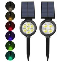 solar spotlights plug-in lawn lamp led projection lamp outdoor waterproof garden landscape garden decoration garden lamp