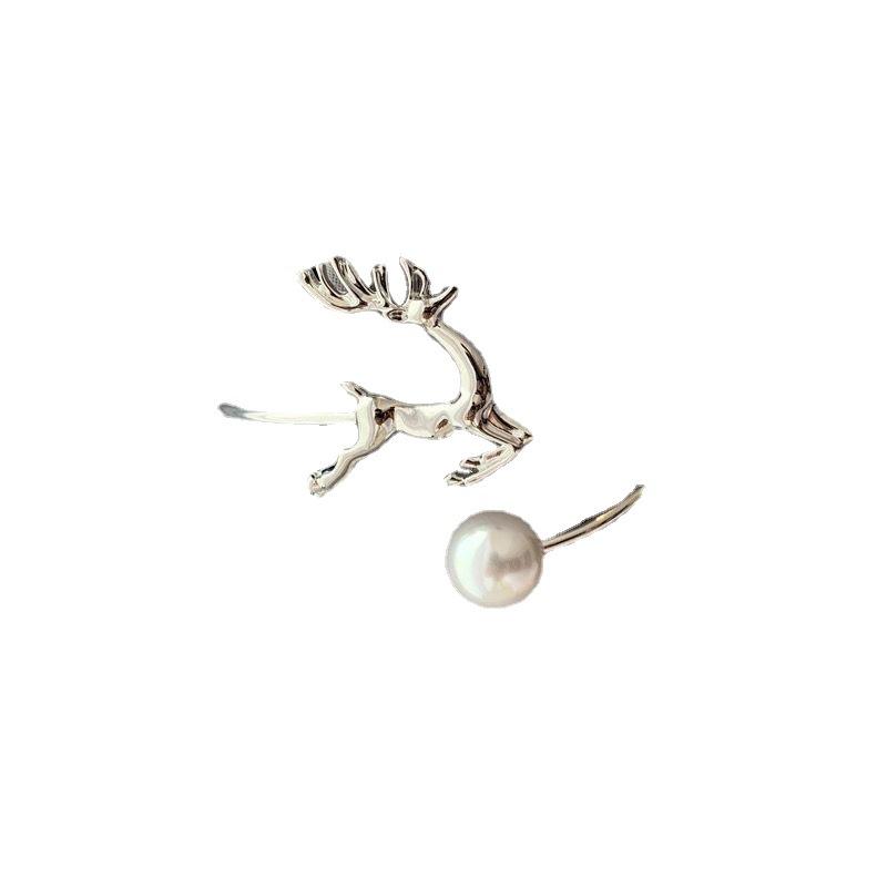 creative punch-free simple and light luxury curtain bandage metal animal deer random shape curtain buckle factory wholesale Item Picture