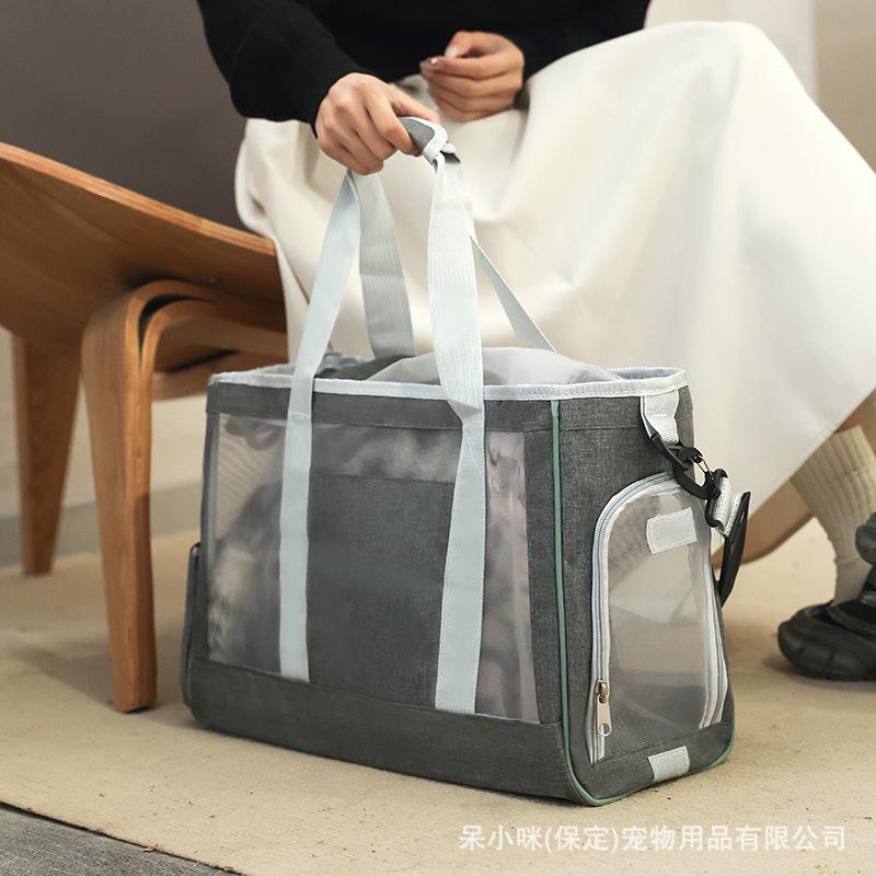 Factory Direct Multi-Purpose Pet Bag Shoulder Messenger Cat Backpack Summer Breathable Large Capacity Cat Bag Air Box details Picture