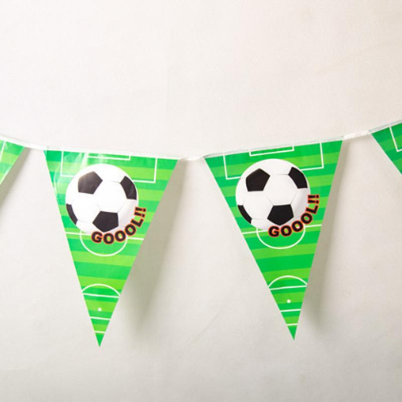 Football Party Paper Cup Paper Pallet Tablecloth Paper Cup Disposable Paper Tableware Boy Carnival Football Party Layout Props Application Scenario