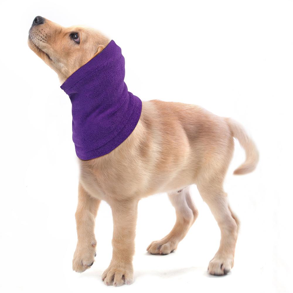 pet thickened earmuffs warm-keeping and cold-proof anti-freezing pet ear hood high elastic noise protection outdoor travel pet earmuffs details Picture