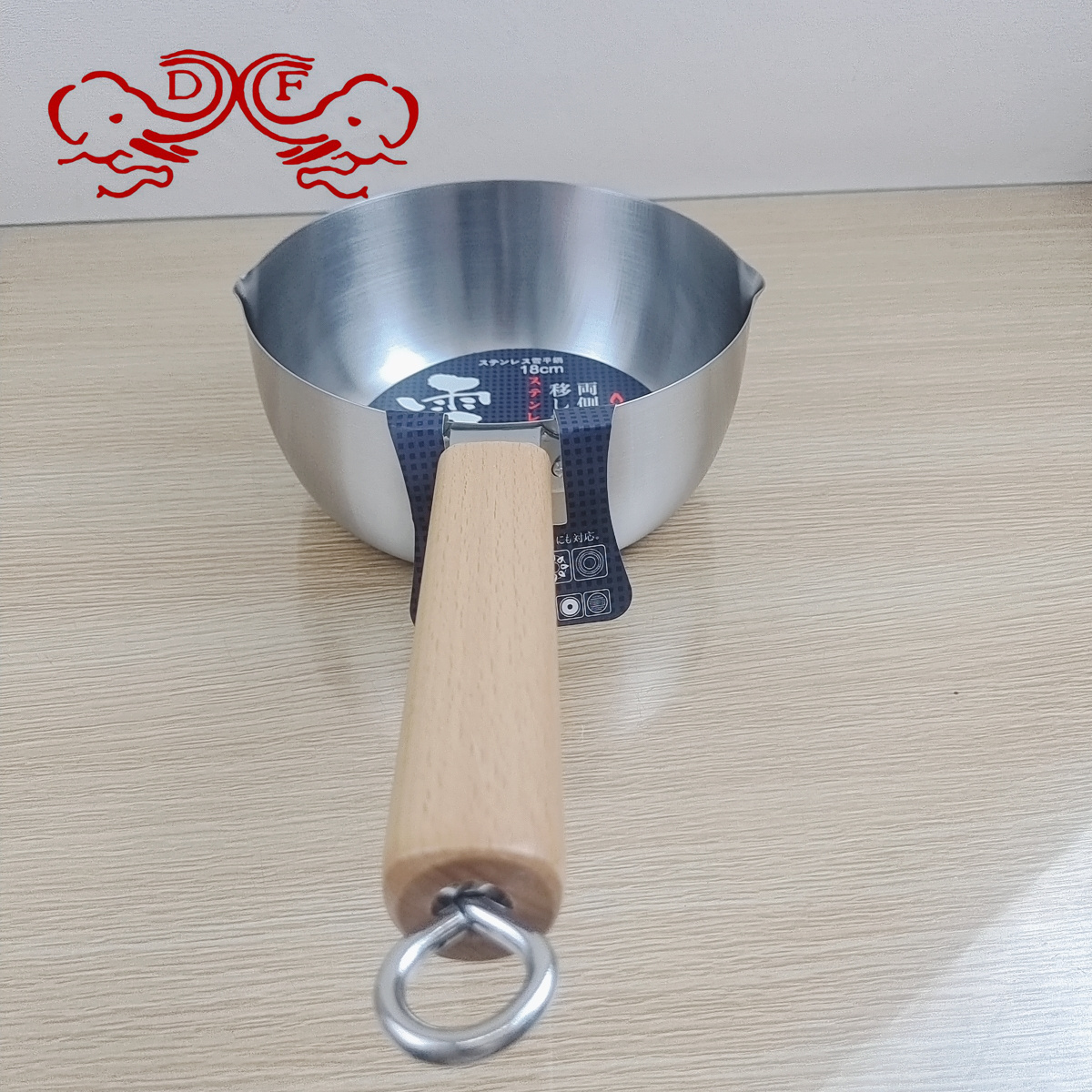 DF68244 stainless steel thickened Japanese snow flat pot, kitchen soup and milk pot, baby complementary food multi-functional pot DF TRADINGHOUSE Application Scenario