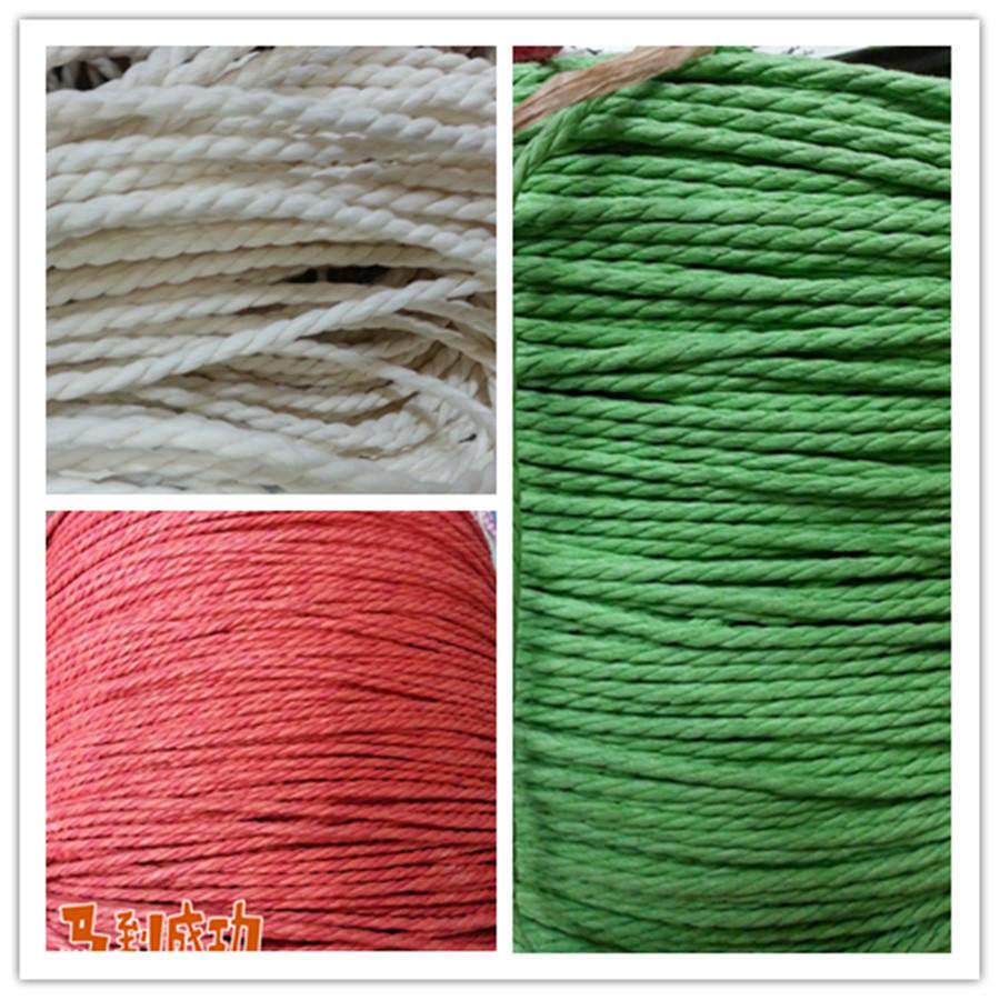 Manufacturers Supply All Kinds of Specification 3-Strand Color Paper String Craft Hanging Ornaments Color Paper String Hanging Rope full figure