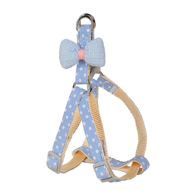 Pet Dog Cartoon Hand Holding Rope Anti Breaking Loose Teddy Bichon Chest and Back Dog Walking Chain Breathable Pet Supplies Item Picture