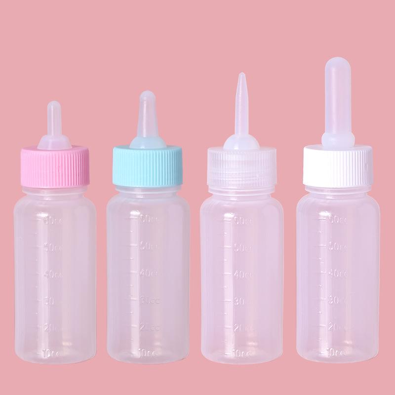 Pet Milk Bottle Factory Wholesale Pet Universal Feeding Bottle Kitten Puppy Silicone Nipple Colorful Milk-in-Water Feeding Magic details Picture