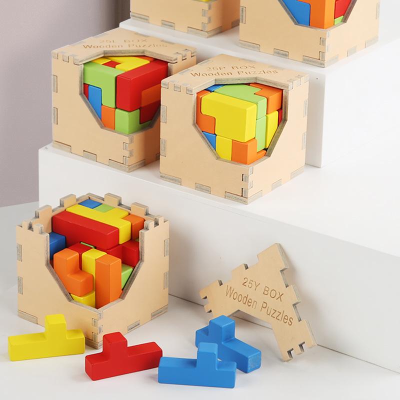 New Magic Box Cube Combination Assembling Building Blocks Children Adult Intelligence Brainy SUO-MA Pandora's Box Item Picture
