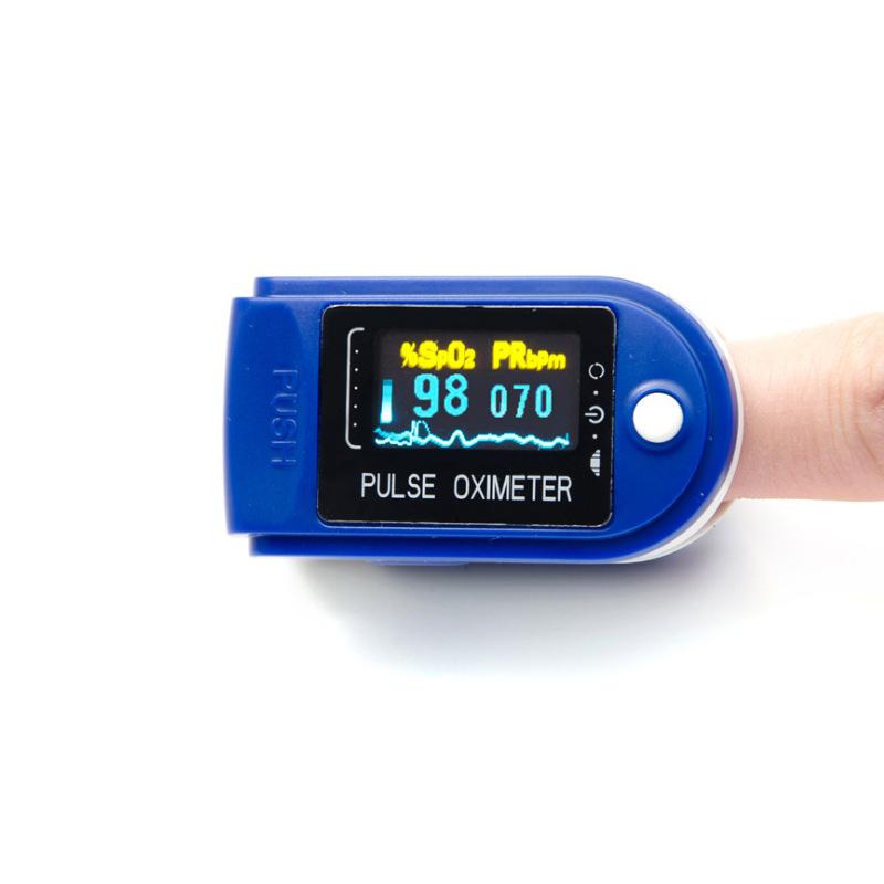 hand-hold pulse oximeter household heart rate blood oxygen saturation measuring pulse meter factory direct supply