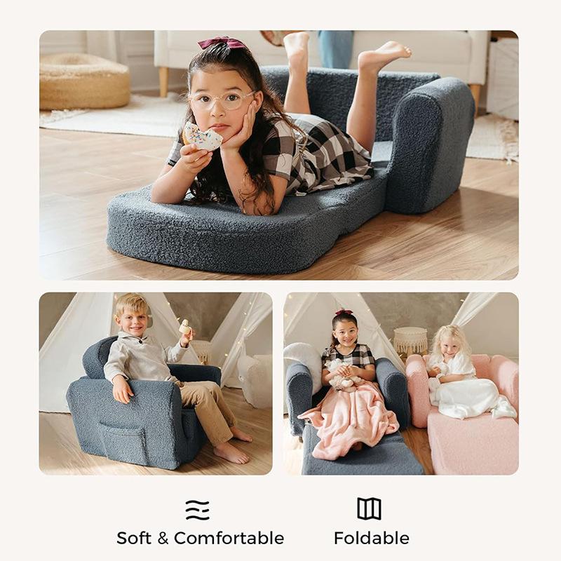 cute bear folding children's sofa sponge mat people pet universal sponge mat creative flannel sofa cartoon cross-border Specification drawing