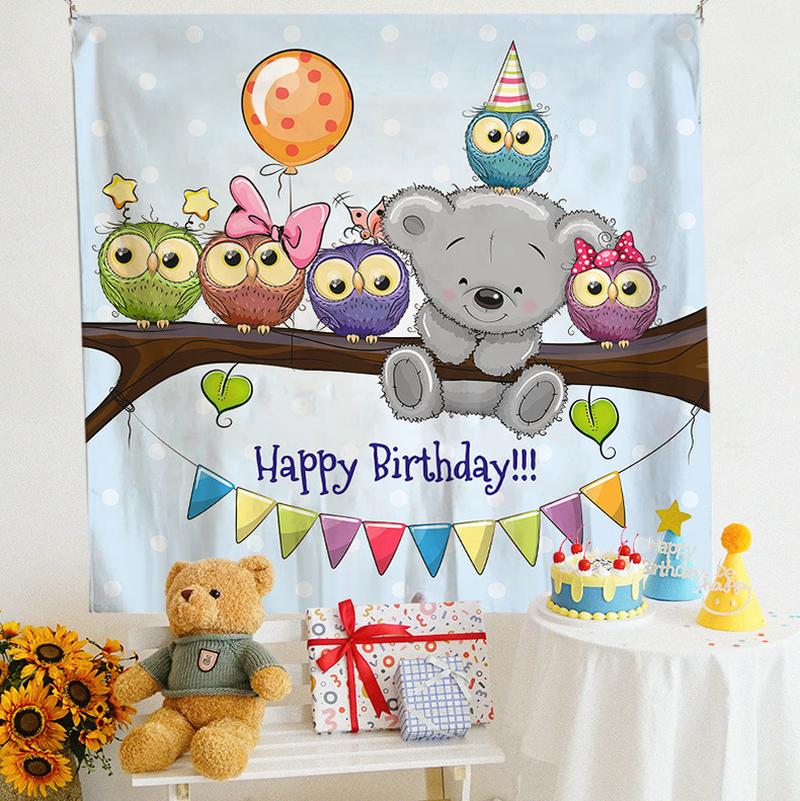birthday party decorative tapestry photograph background cloth ins hanging cloth children's meeting scene layout background wall photo Application Scenario
