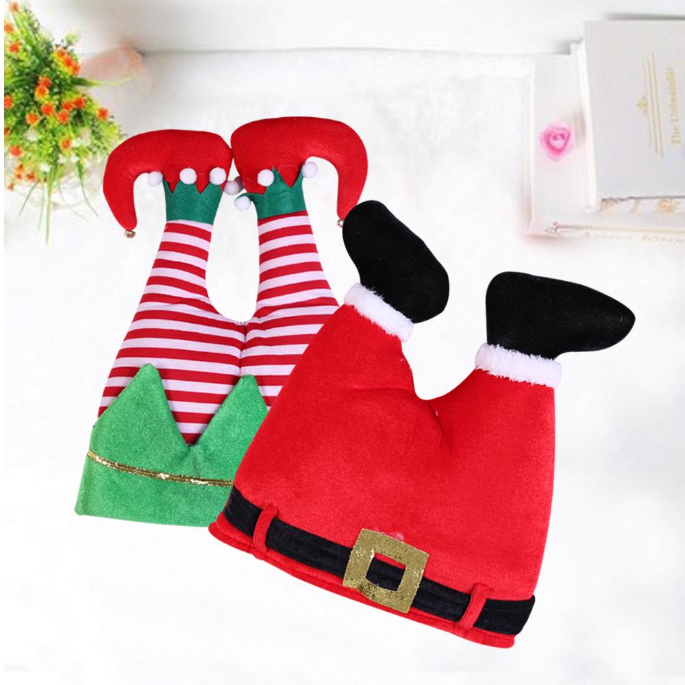 Christmas Decorations Christmas Hat Children Adult Pants Hat Elf Hat Christmas Decoration Party Supplies Gift details Picture