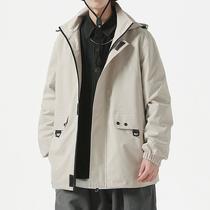 Outdoor Jacket Coat Male 2023 New Spring and Autumn High-End Loose Fashion Brand Tooling Outdoor Mountaineering Clothing Clothes Jacket