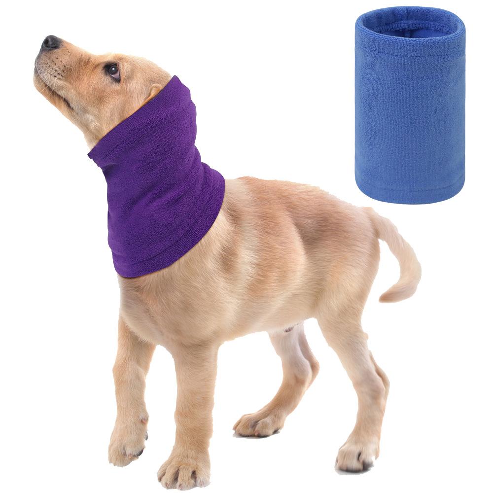 pet thickened earmuffs warm-keeping and cold-proof anti-freezing pet ear hood high elastic noise protection outdoor travel pet earmuffs full figure