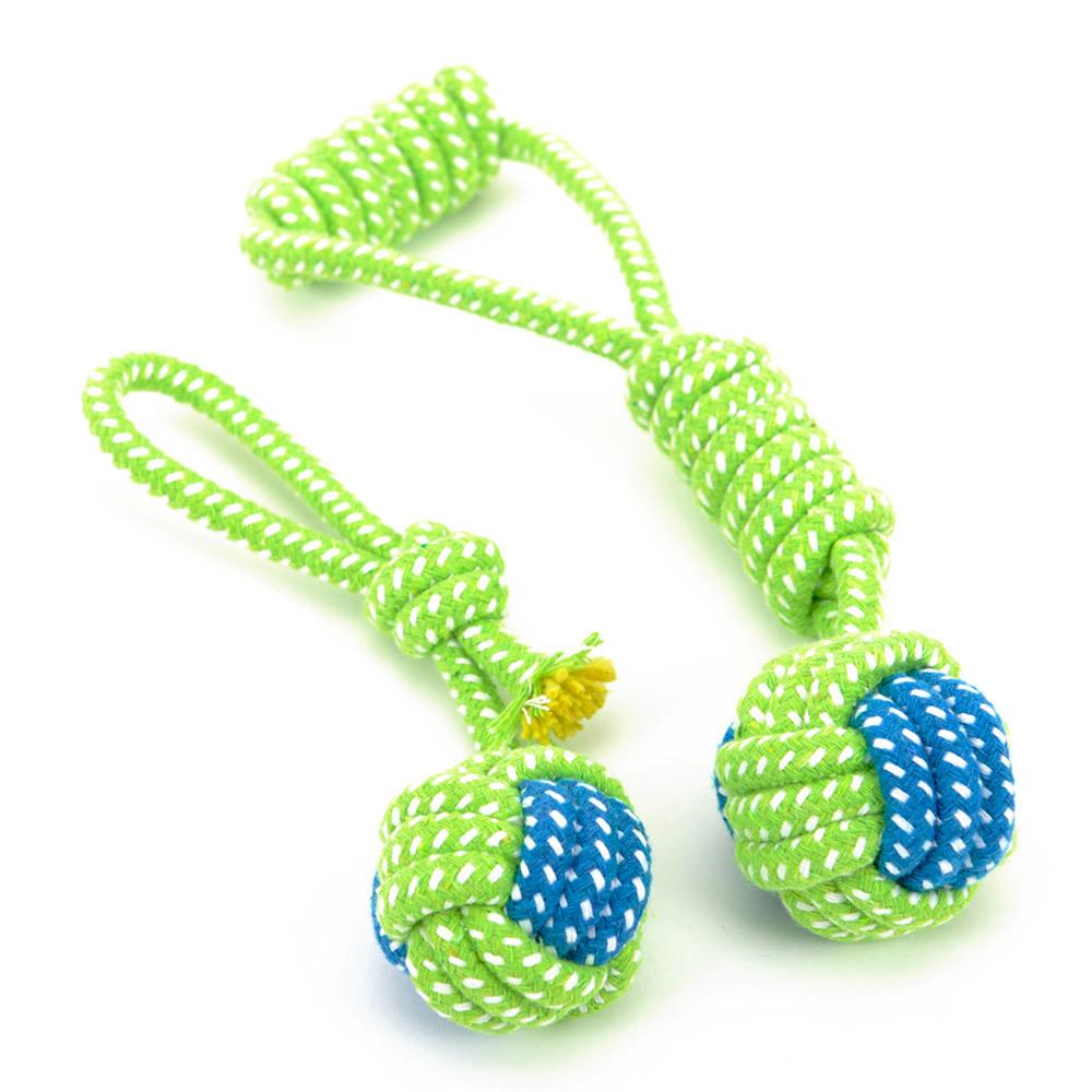 dog dog chewing rope pet teddy bends and hitches in stock wholesale toy ball bends and hitches pet toys pet supplies details Picture