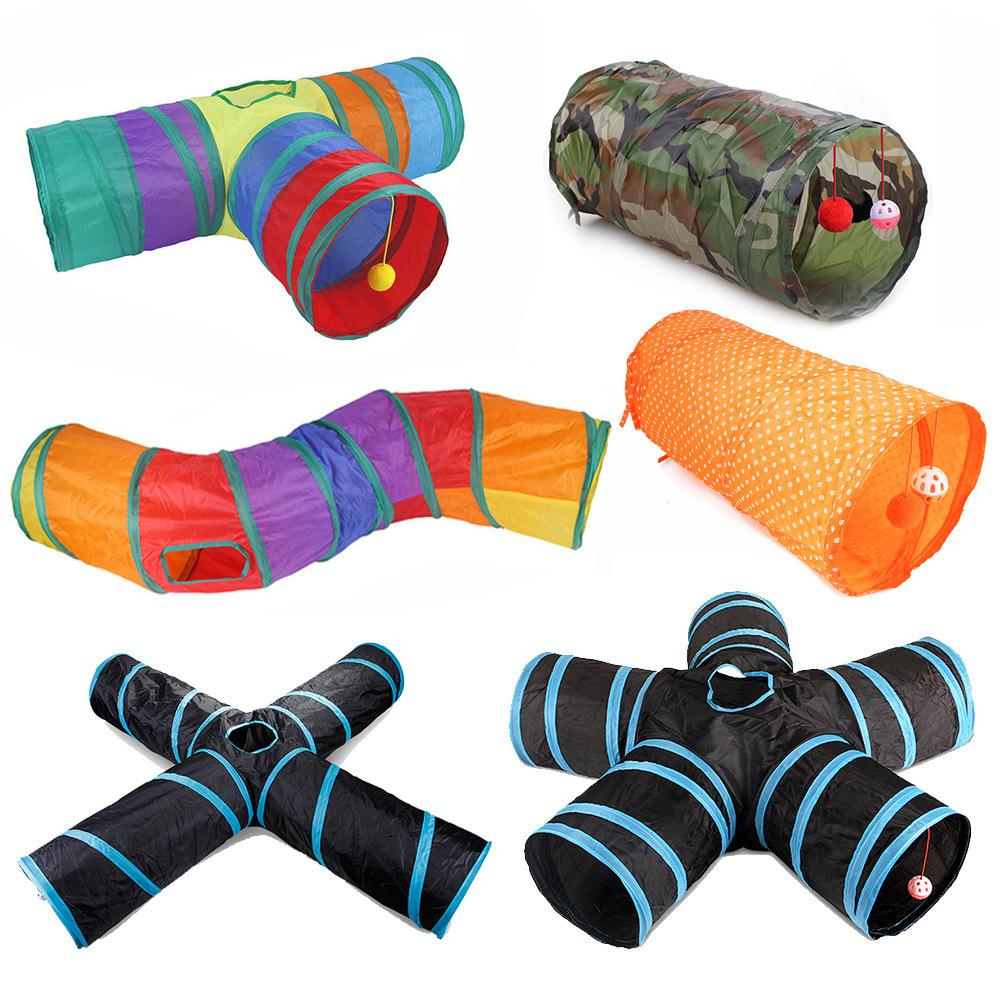 Z Factory in Sto Pet Supplies Channel Multi-Color Zhiyi Toy Drill Barrel Foldable Tunnel Wholesale