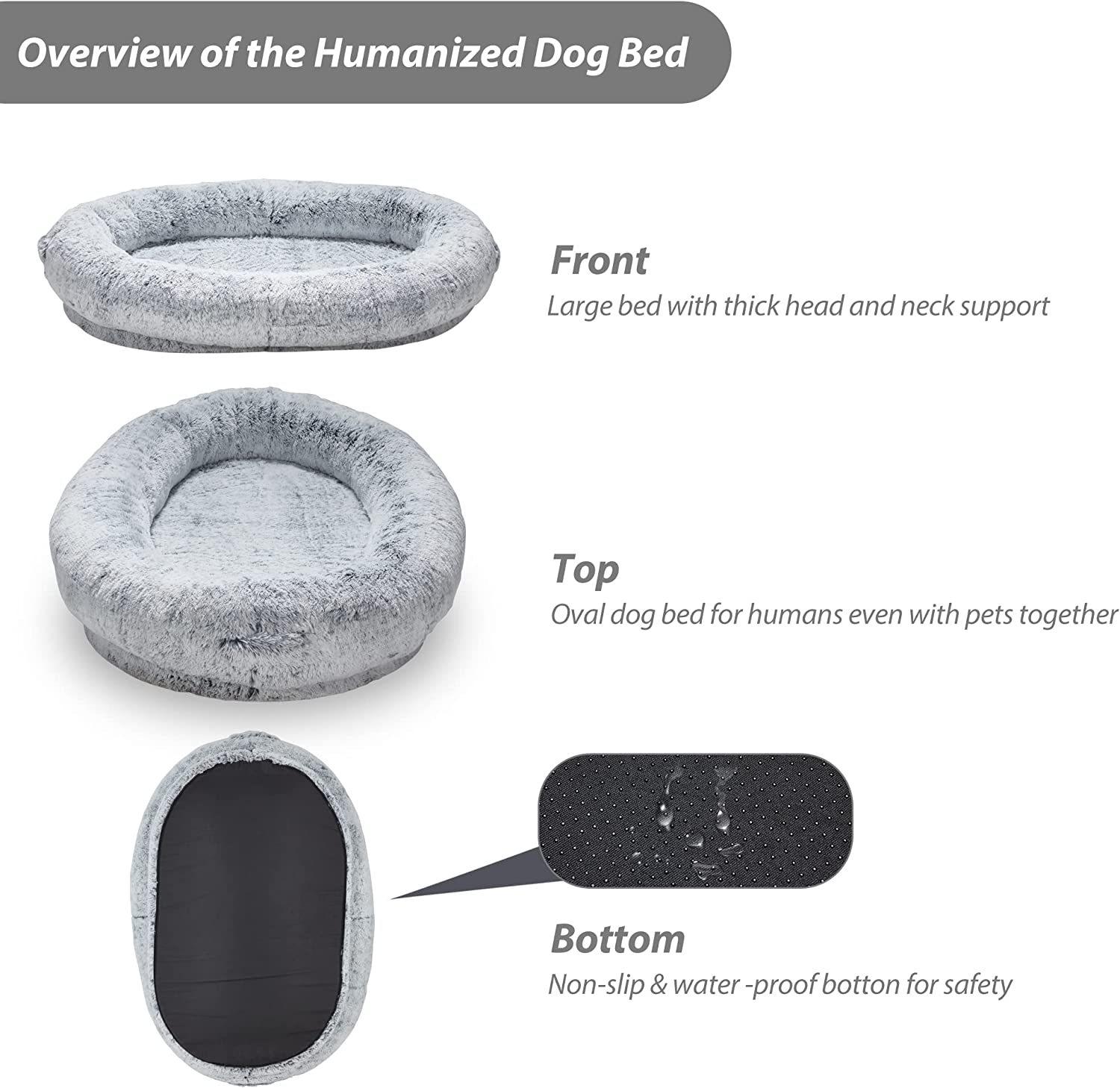Amazon Hot Seller Dog Bed Plush Pet Bed Sponge Dog Mat details Picture