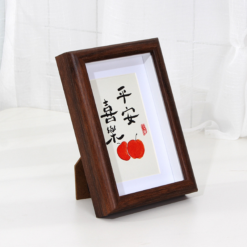 Wooden DIY photo frames and picture frames, creative home display table decoration, collecting beautiful moments, simple and fashionable photo wall decoration, DIY photo frames, wooden photo frames, photo frame display tables Application Scenario