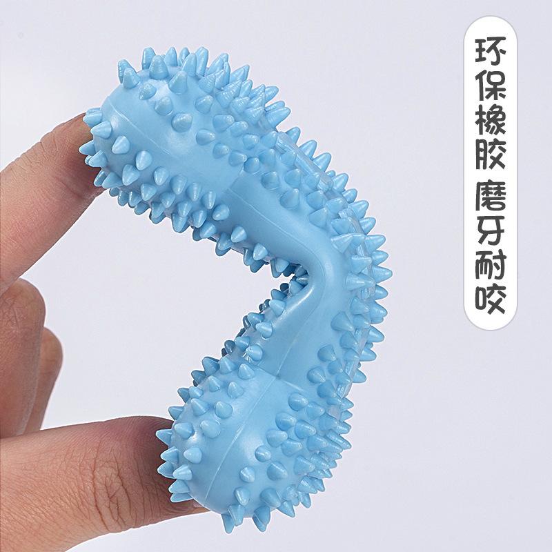 pet toy in stock wholesale bite-resistant molar rod tpr toy munchkin soothing chews teddy/golden retriever interactive training dog toy Application Scenario