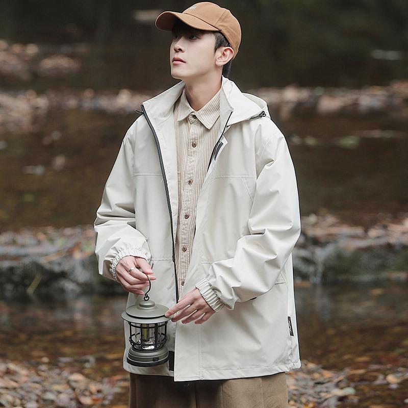 outdoor jacket coat male 2023 new spring and autumn high-end loose fashion brand tooling outdoor mountaineering clothing clothes jacket